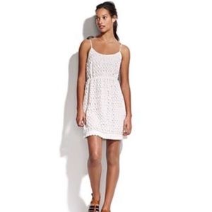 Madewell Broadway Broome Circle lace cream dress